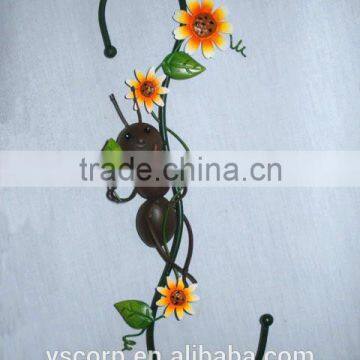Handicraft gift iron hook with ant