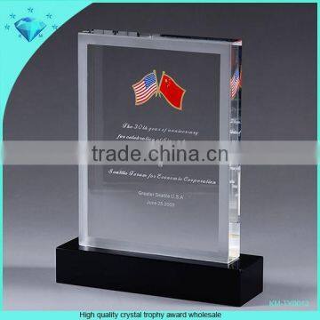 High quality crystal trophy award wholesale