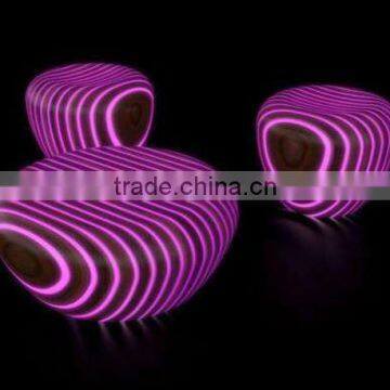 light up plastic chairs/led illuminated chair with light