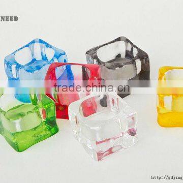 Plastic Acrylic Votive Crystal Candle Holder Decorations photo-2
