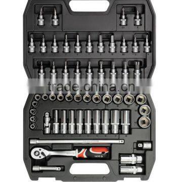 58pcs Socket Wrench Set 3/8" Drive Auto Vehicle Body Repair Cr-v Tools