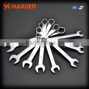 540221Cr-v combination spanner different types of spanner /heads mirror polishing spanners