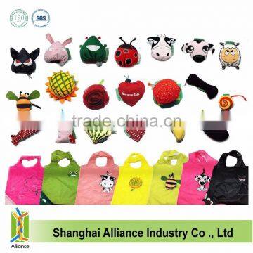 210D Cartoon Foldable Shopping Bag