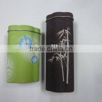 Flower Shape Tin Box,rubberized Vanished Tin Box photo-2