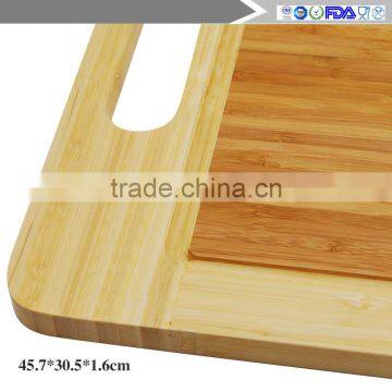 New 2016 Organic Bamboo Cutting Boards - Large Kitchen Cutting Board and Wooden Cheese Board - Wooden Pallets and Juice Drip Tra photo-5