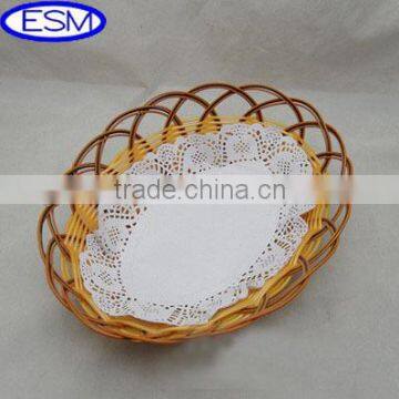 Disposable High Quality Oval Plain White Paper Doily