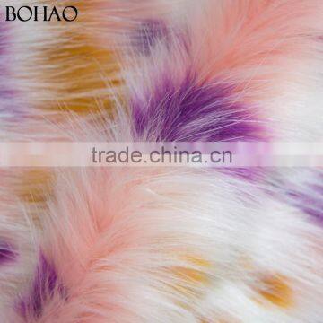 100% Acrylic Smooth Wholesale Artificial Colorful Faux Fur Fabric photo-5
