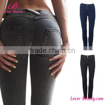 Wholesale Comfortable Plus Size Colombian Butt Lift Jeans