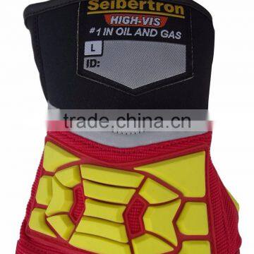 EN388 3541 Multi Purpose Cut Resistant Level 5 Rigging Work Gloves, Palm Reinforcement, Silicone Printed Anti Slip Gloves photo-5