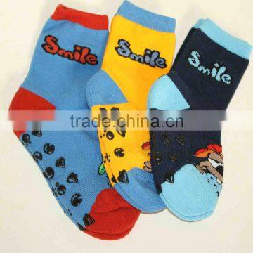 Anti Slip Grip Custom Logo Cheap Trampoline Sock