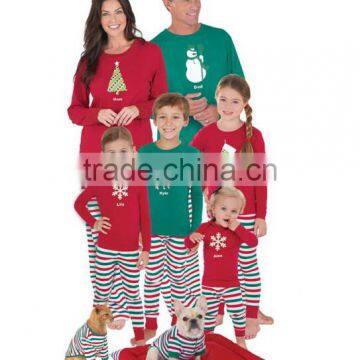 Wholesale Family Christmas Striped Children And Adult Onesie Pajamas