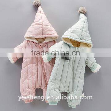 baby winter 0-3 months of newborn out clothing climbing jumpsuit baby romper