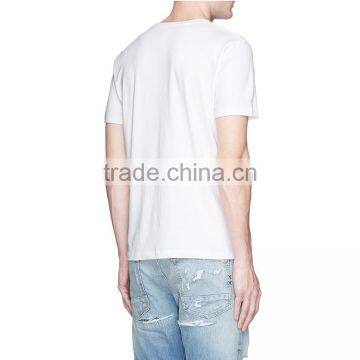 2017 Wholesale Summer Men's White T-shirt Fashion Prining Men's T-shirt Cotton Men's Clothing photo-4