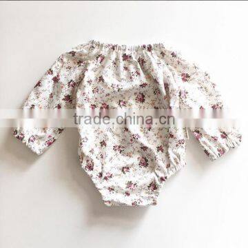 Eupropean Design Baby Rompers Infant Plain White Jumpsuit Wholesale Children's Boutique Clothing photo-2