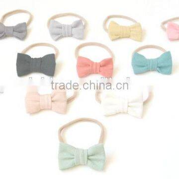Baby Mini Bows Headbands Girl Headbands Wholsale Kids Cotton Headband photo-6