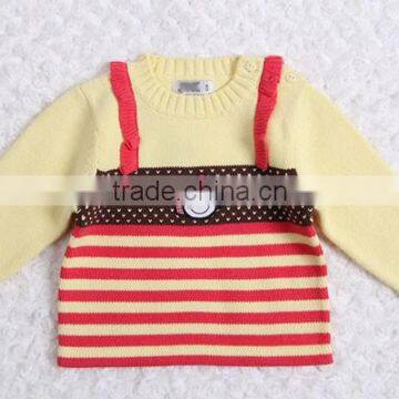 Baby Girls Stripe Knitted Pullover Sweater photo-2