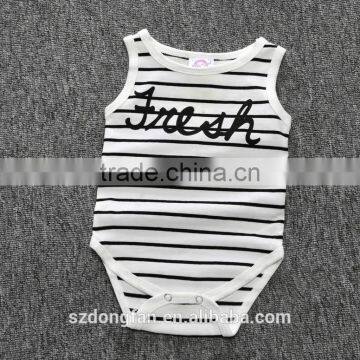 Wholesale Newborn Baby Clothes Summer 100% Cotton Breathable Baby Romper photo-5