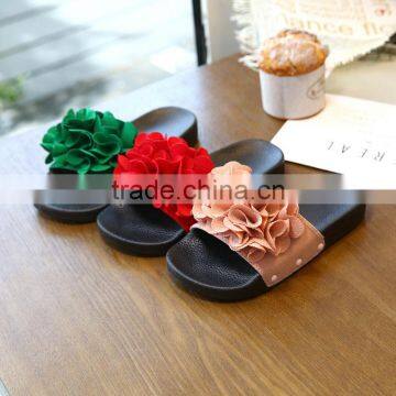 S17471A 2017 Wholesale Girls Slipper Summer Flower Slipper photo-6
