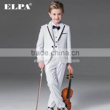 ELPA NXB0082 Designer 3 Piece Flower Boy White Wholesale Kids Suit photo-2
