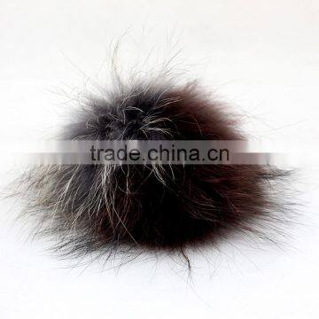 Myfur Manufacturing Wholesale Natural Raccoon Fur Customized Colour Pom Poms photo-3