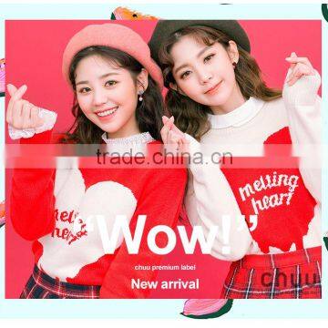 Cute red couple ugly christmas sweater sale