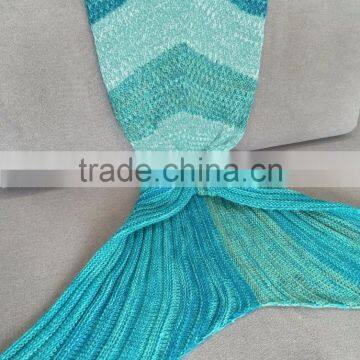 Wool Sofa Warm Mermaid Tail Blanket 2017 New Adult and Kids Sofa Bed Throw Blankets photo-6