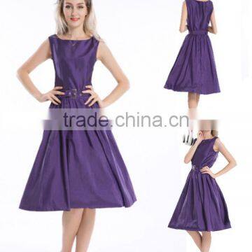 Vintage 1950's Rockabilly Wedding Party cocktail Evening Prom Swing Dress