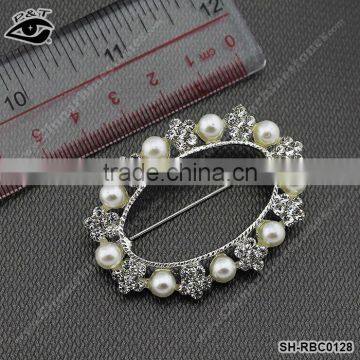 Fashion Brooches Pearl Rhinestones Bulk Rhinestone Brooches photo-3