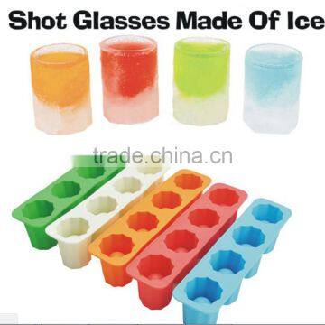 Silicone Ice Cube Trays Silicone Shot Mold Glass Ice Tray Bpa Free Silicone Ice Shot Ball Mould photo-2