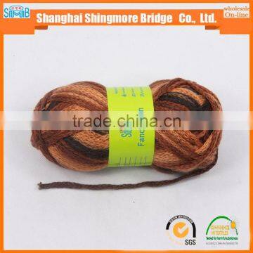 China Textile Knitting Yarn Wholesale Factory Price 100% Acrylic 1/0.8Nm Hollow Tape Yarn for Hand Knitting With Low Price photo-3