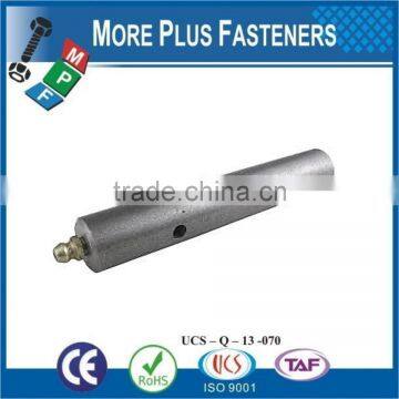 Made in Taiwan Diameter Greasable Hinge Hitch Pin With Chain Special Fasterner Dormwork Flat Rib Pin photo-2