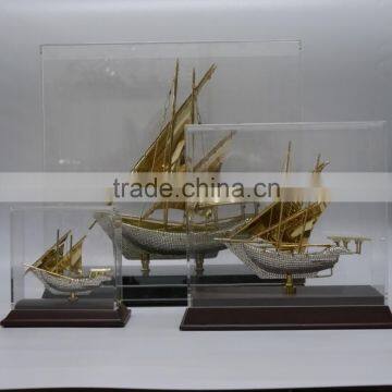 Modern Diamond Crystal Ship Model/Elegant Ship Souvenir Business Gifts photo-3