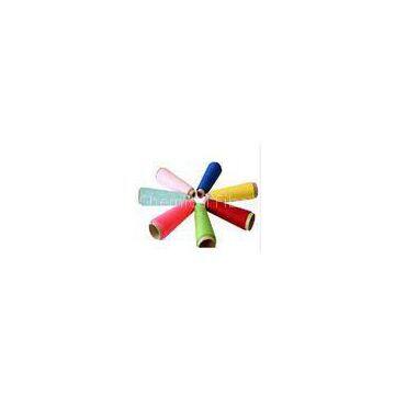 Colored 100% Ring Spun Polyester Yarn Dope Dyed Yarn 30s/1