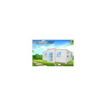 White Portable Foldable Container Homes for Villa , Houses Made From Shipping Containers