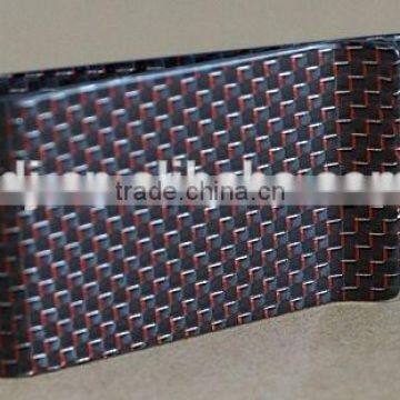 Luxury carbon fiber money clip binder clip money clip