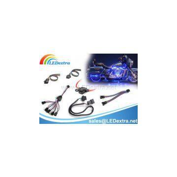 Motorcycle LED Lighting Kit Cable Set