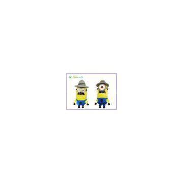 Despicable Me Rubber USB Flash Drive 2gb 4gb 8gb , Minion USB 2.0 Flash Drive