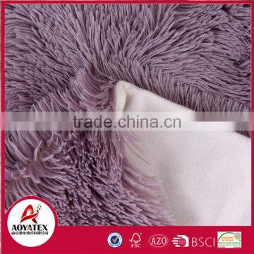 Fashion Pattern pv Long Pile Fake Fur Throw Micromink Blanket photo-5