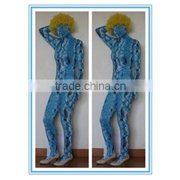 wholesale adult and kids lycra spandex blue snake zentai costume