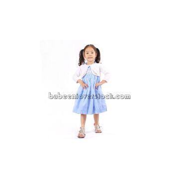 Lovely rose embroidered sweater for little girl - BB509