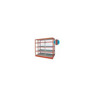 Multifunctional wire back shelf