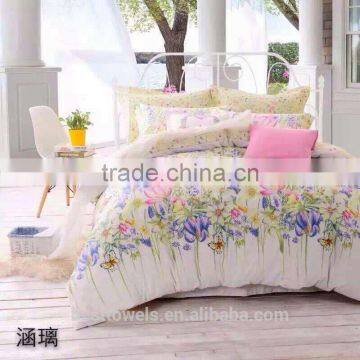 Best quality printed cotton bedding set