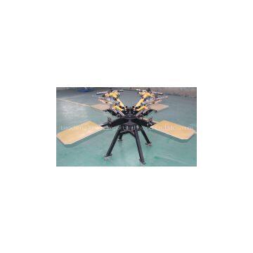 4 Color and 4 Station Screen Priting Machine
