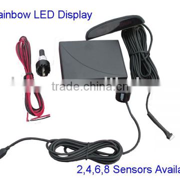 Rainbow LED Display with Switch Car Ultrasonic Parking Sensor