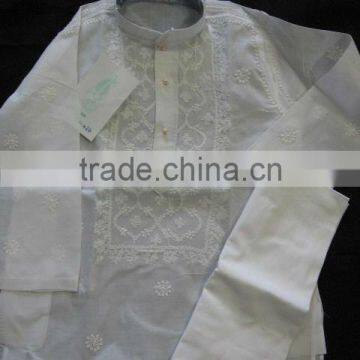 Indian Kids Cotton Embroidered Kurta Pajama