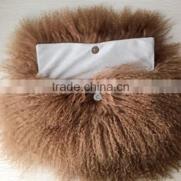 Y.ROGUSA Brand YR1004 Fashion women Genuine Mongolia Fur Handbag Luxury Tibet lamb Fur clutch bag