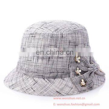 Wholesale Fashion Ladies Linum Equestrian Cap