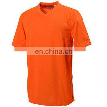 Newest Thaidland quality 2014 Brazil World Cup orange home used football jersey soccer uniform