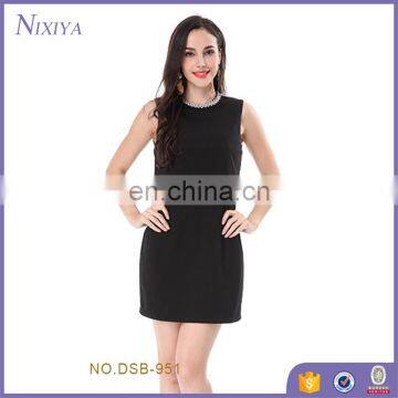 Women Sleeveless Summer Straight Dresses For Ladies