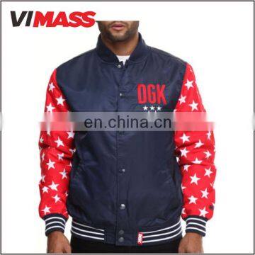 Wholesale custom men fashion printing jacket